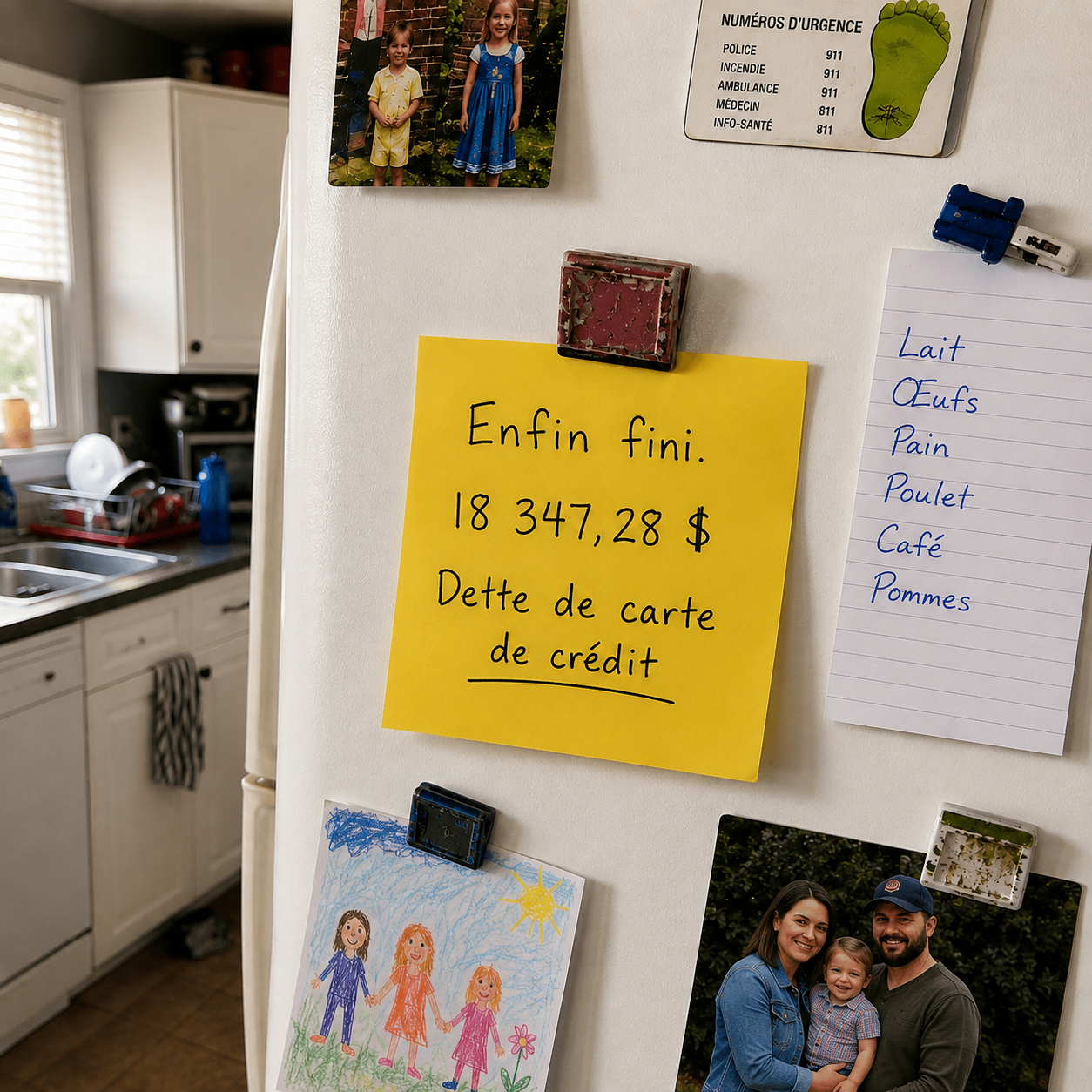 Dette de carte de crédit enfin terminée